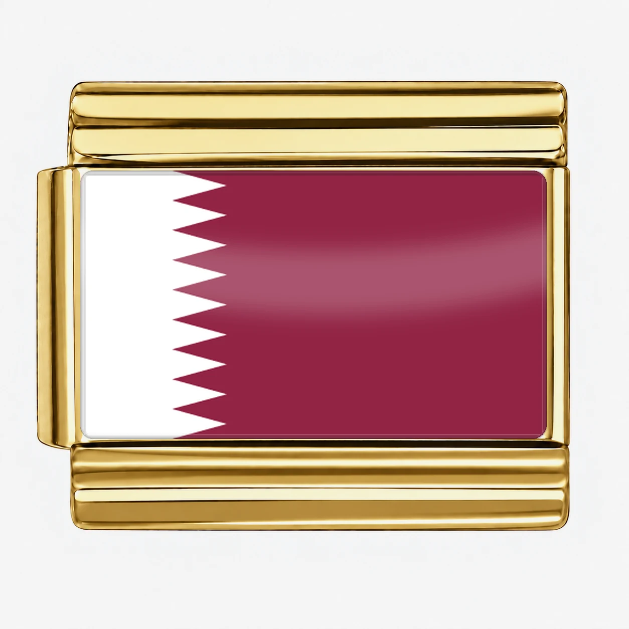 Qatar Flag - Gold