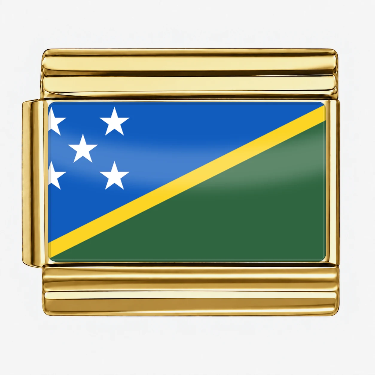 Solomon Islands Flag - Gold