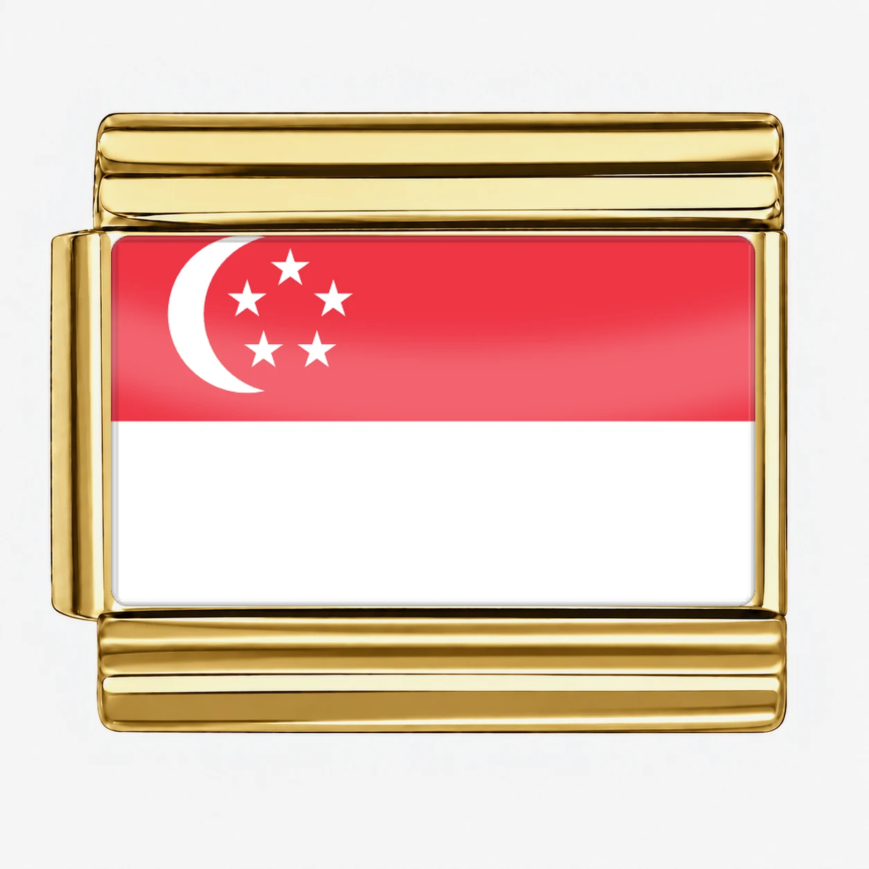 Singapore Flag - Gold