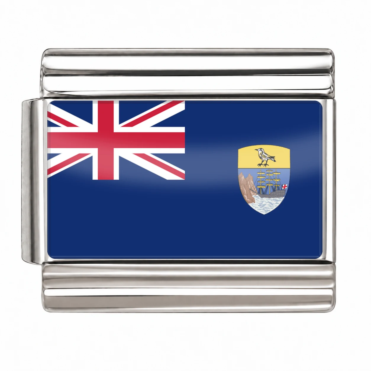 Saint Helena, Ascension and Tristan da Cunha Flag - Silver