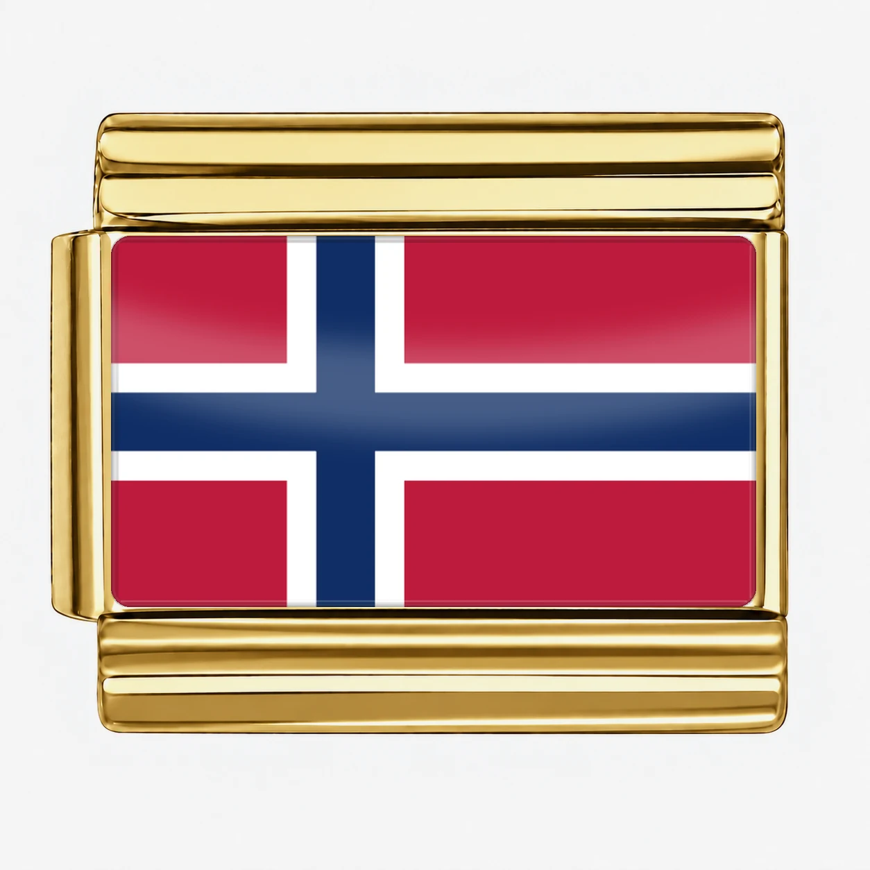 Svalbard and Jan Mayen Flag - Gold