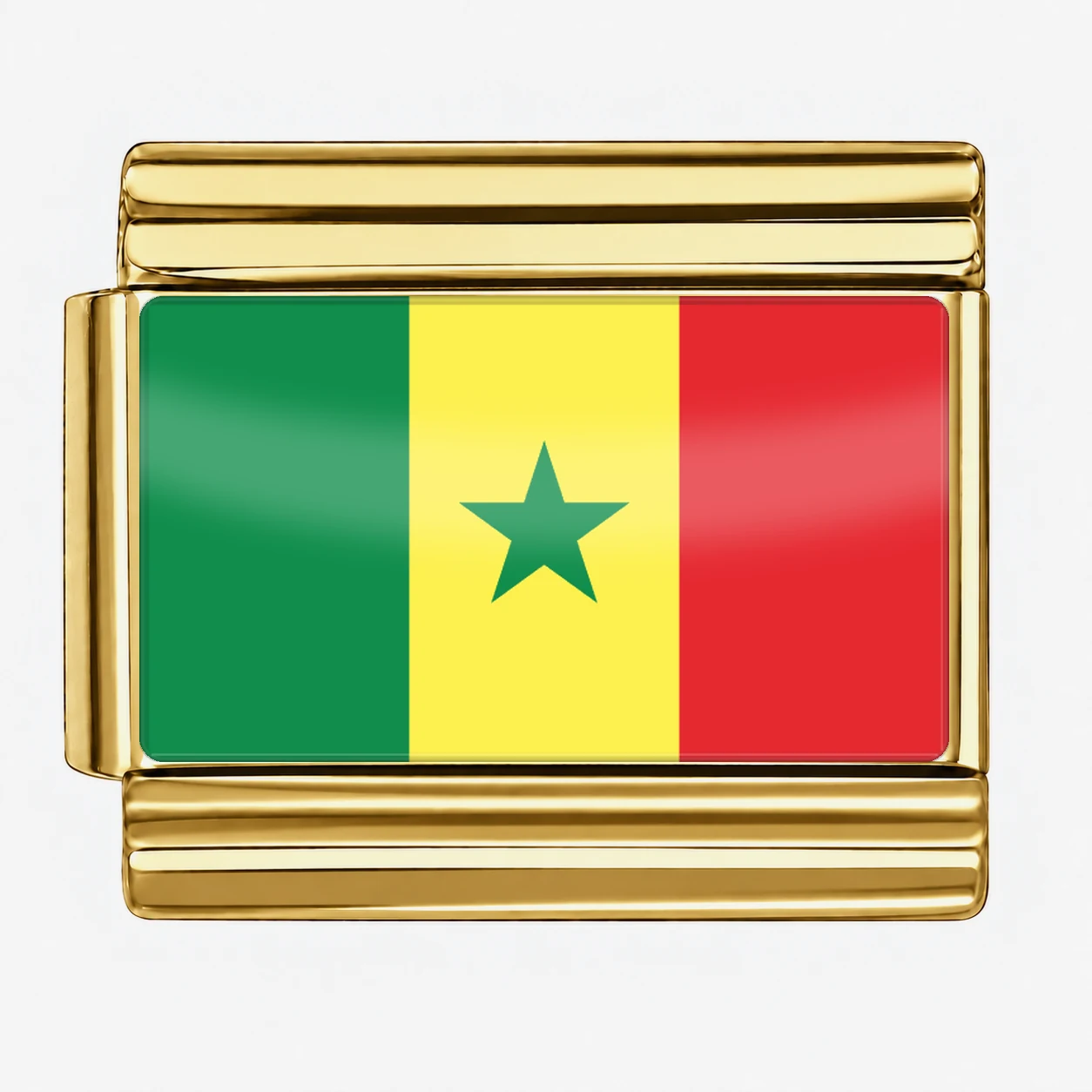 Senegal Flag - Gold