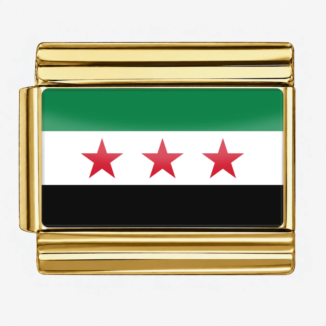 Syria Flag - Gold