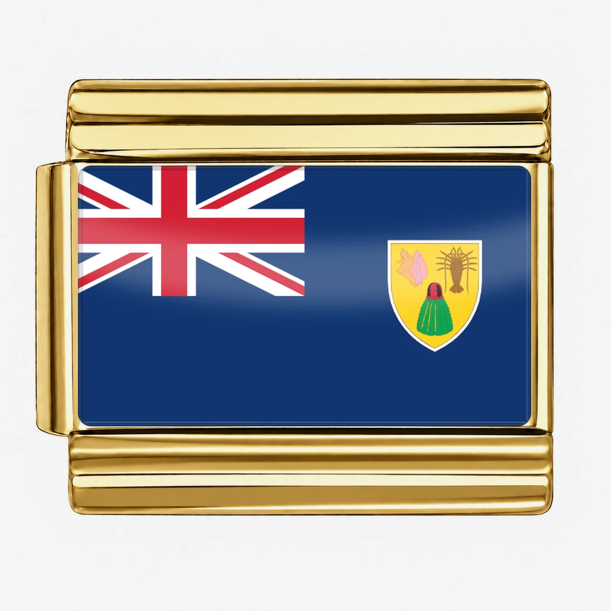 Turks and Caicos Islands Flag - Gold