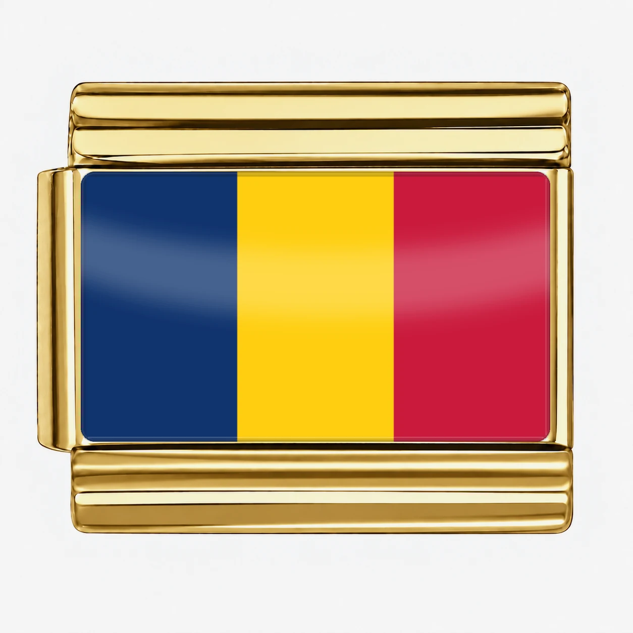Chad Flag - Gold