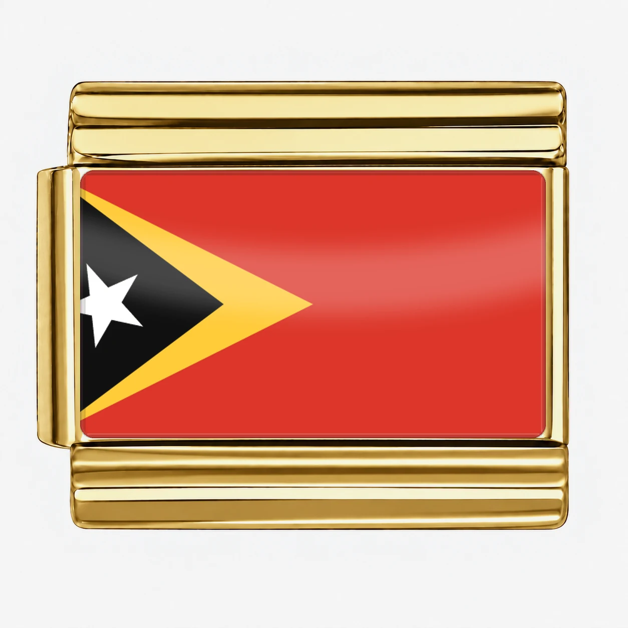 Timor-Leste Flag - Gold