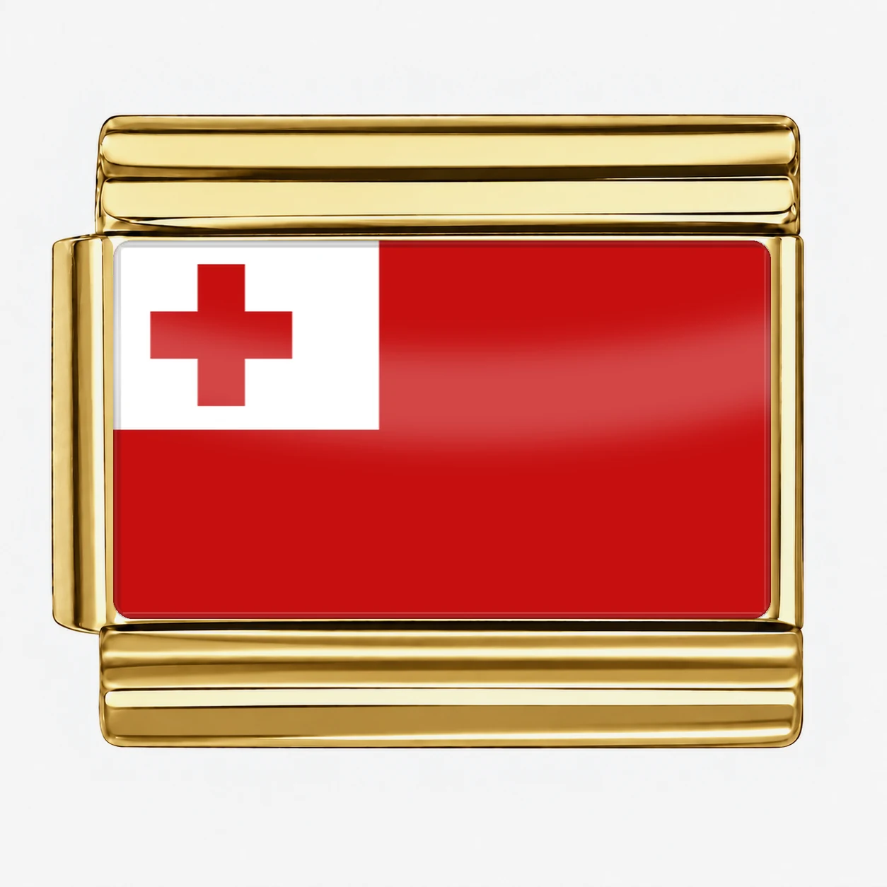 Tonga Flag - Gold