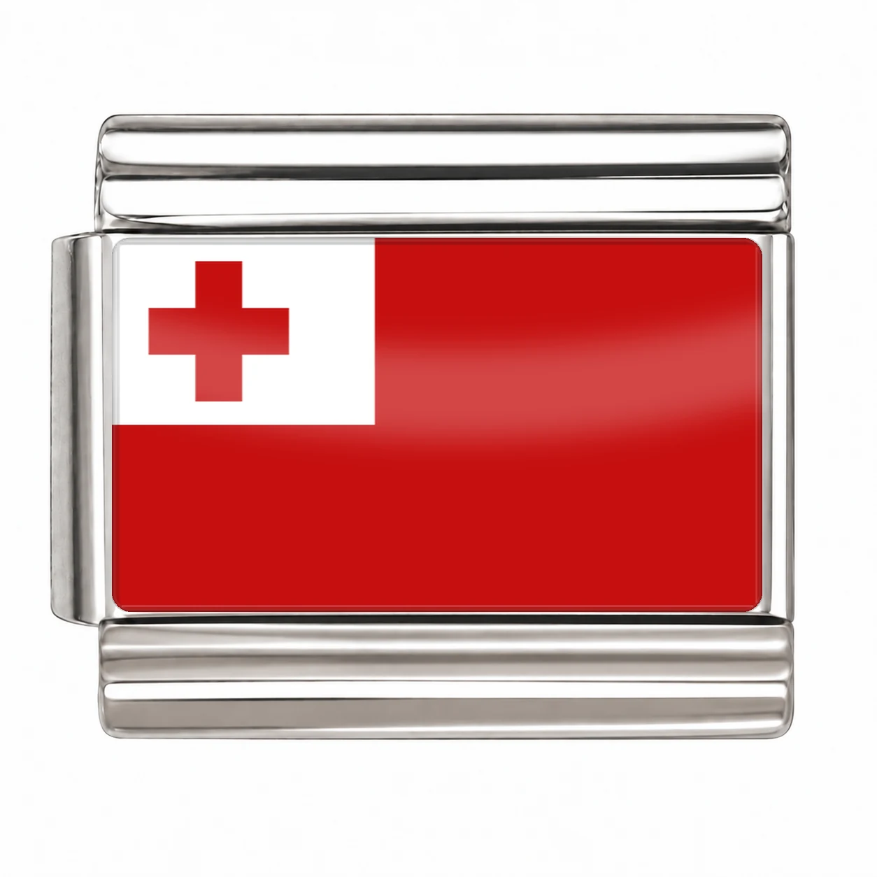 Tonga Flag - Silver