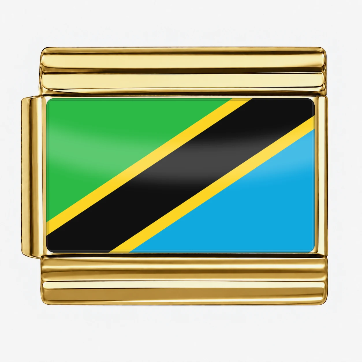 Tanzania Flag - Gold