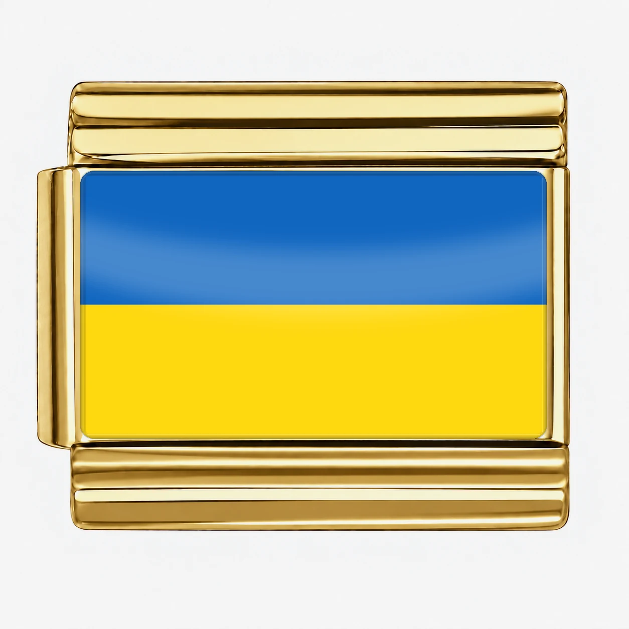 Ukraine Flag - Gold