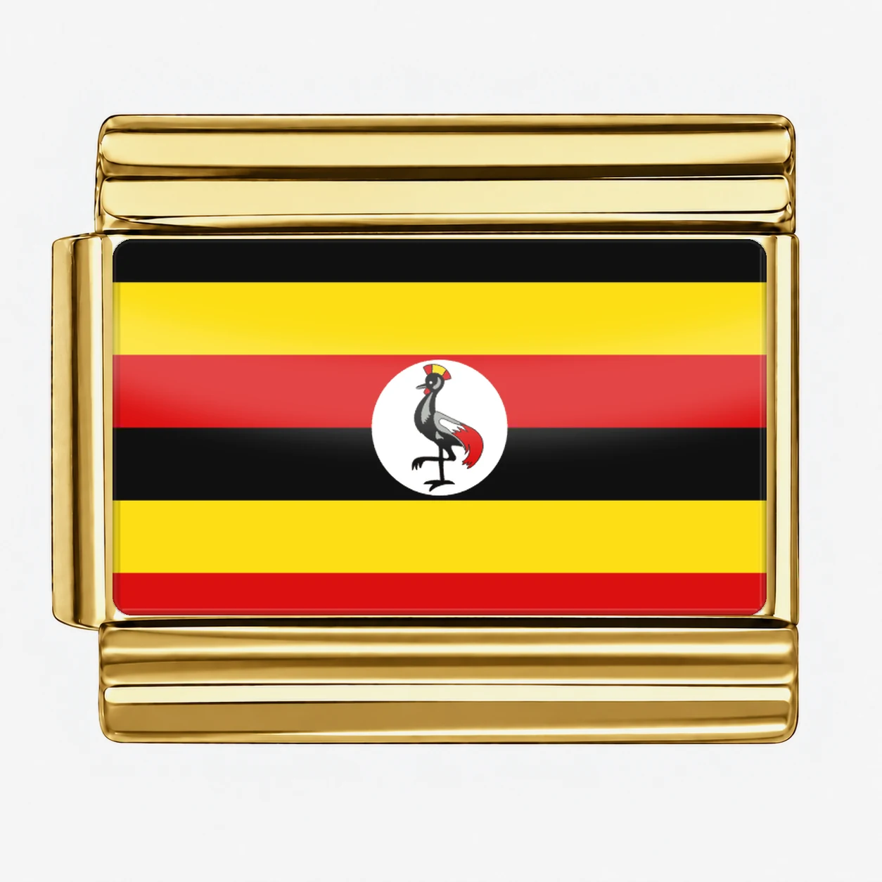 Uganda Flag - Gold