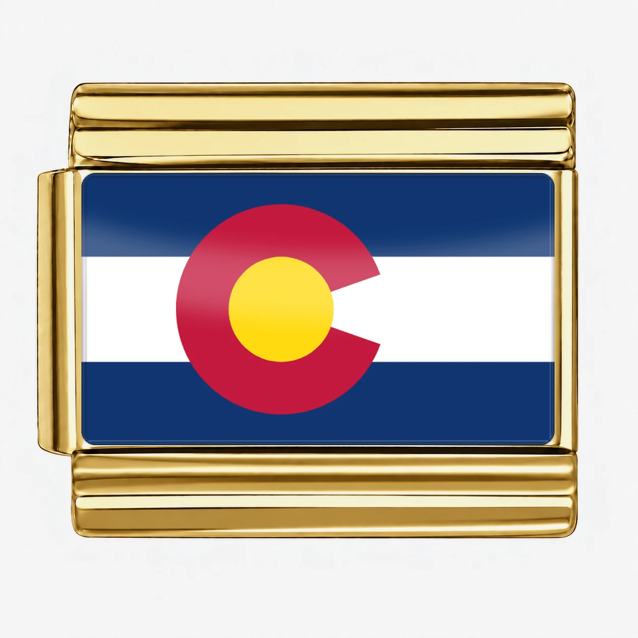 Colorado State Flag for - Gold