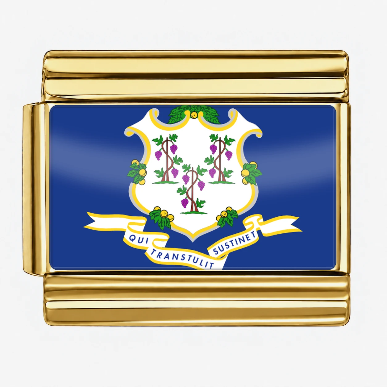 Connecticut State Flag for - Gold