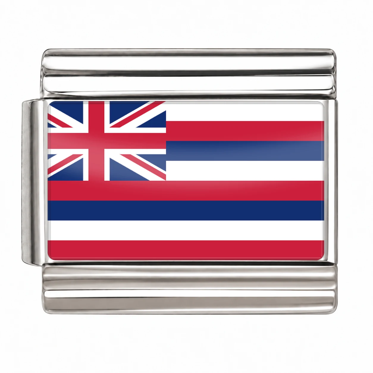 Hawaii State Flag for - Silver