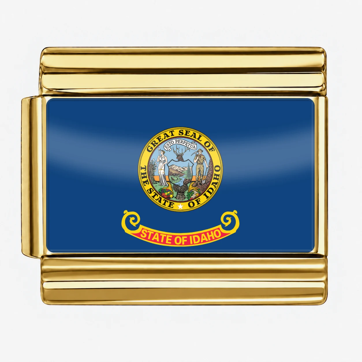 Idaho State Flag for - Gold
