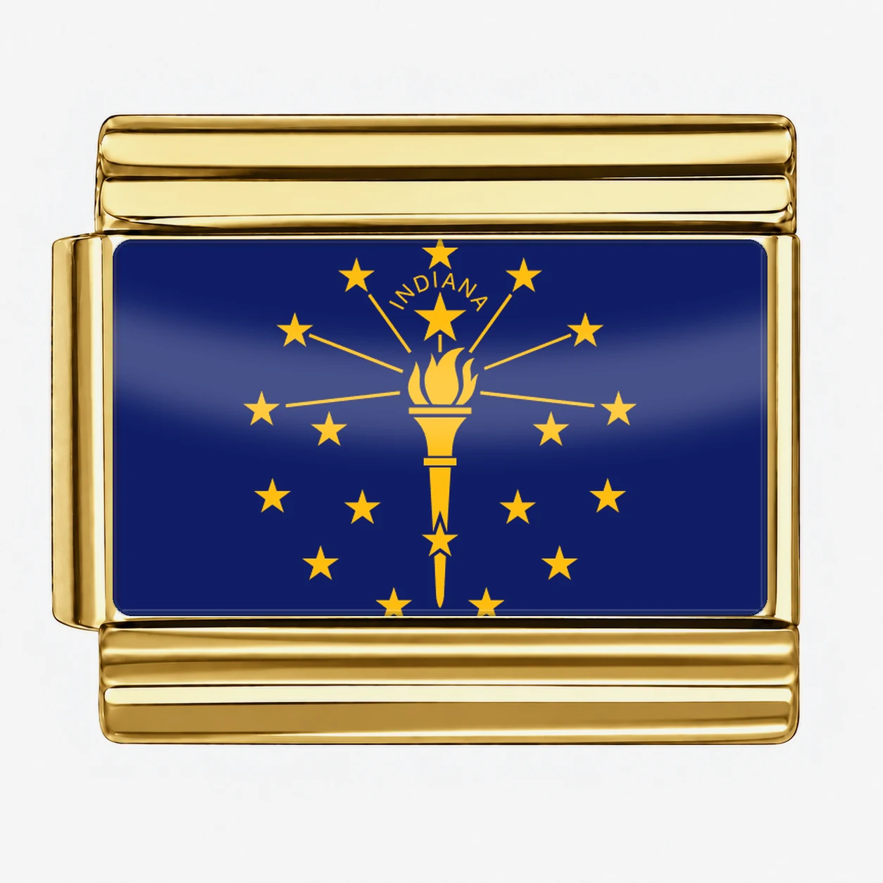 Indiana State Flag for - Gold