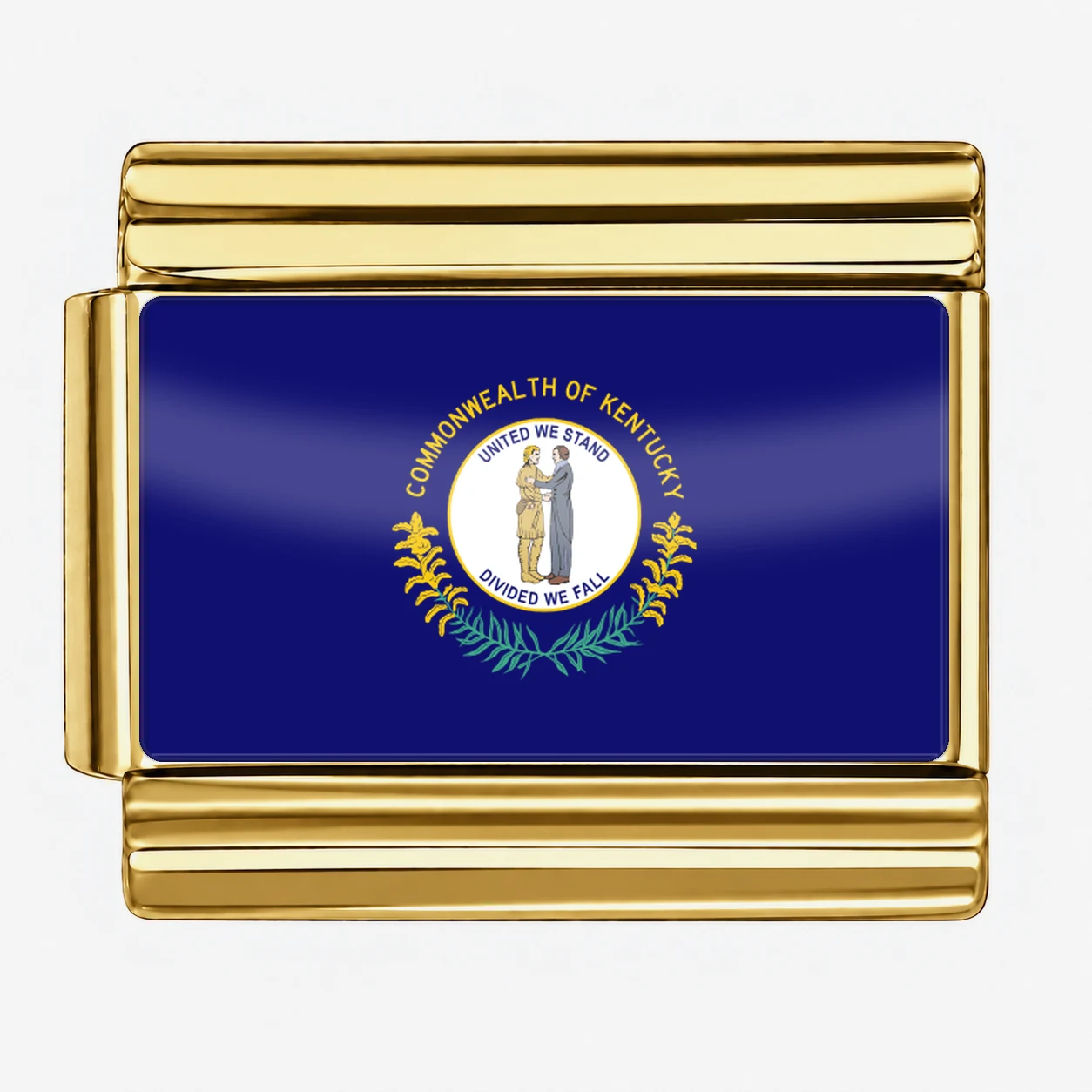 Kentucky State Flag for - Gold