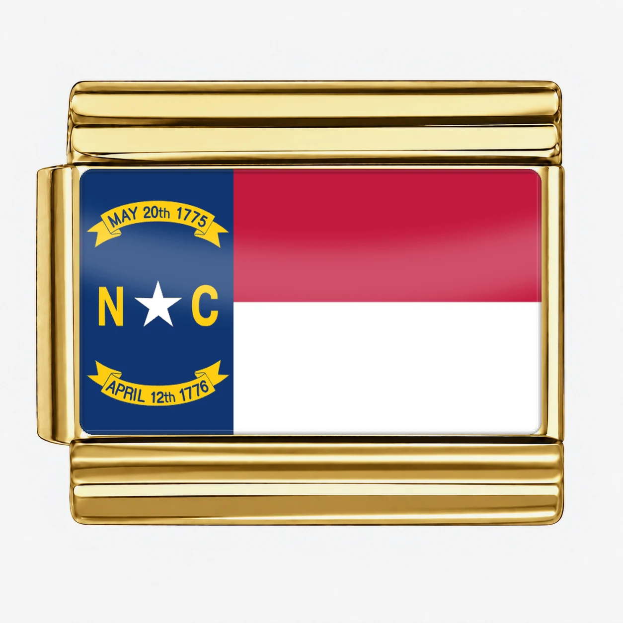 North Carolina State Flag for - Gold
