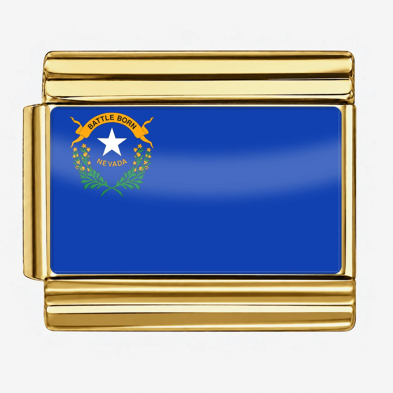 Nevada State Flag for - Gold