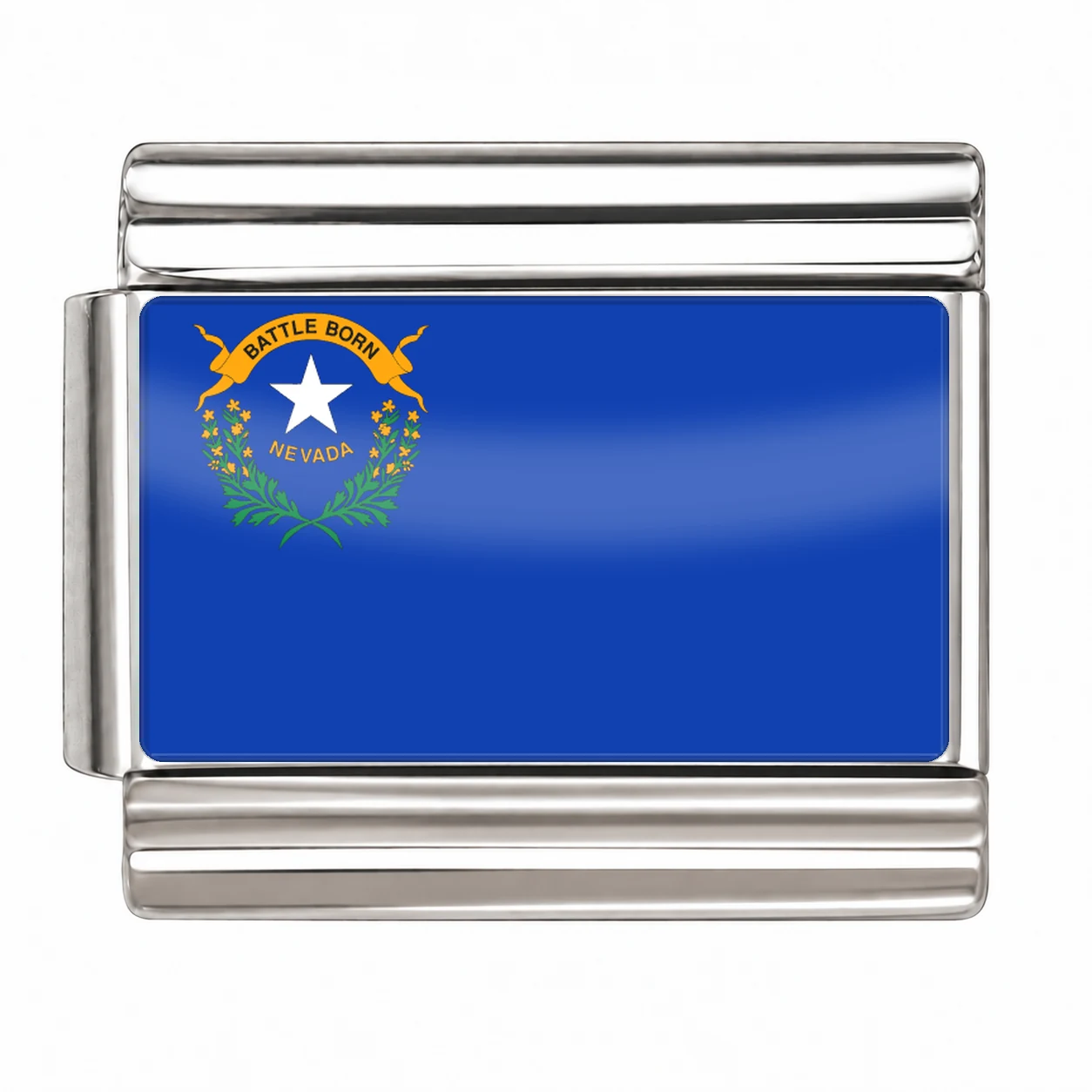 Nevada State Flag for - Silver