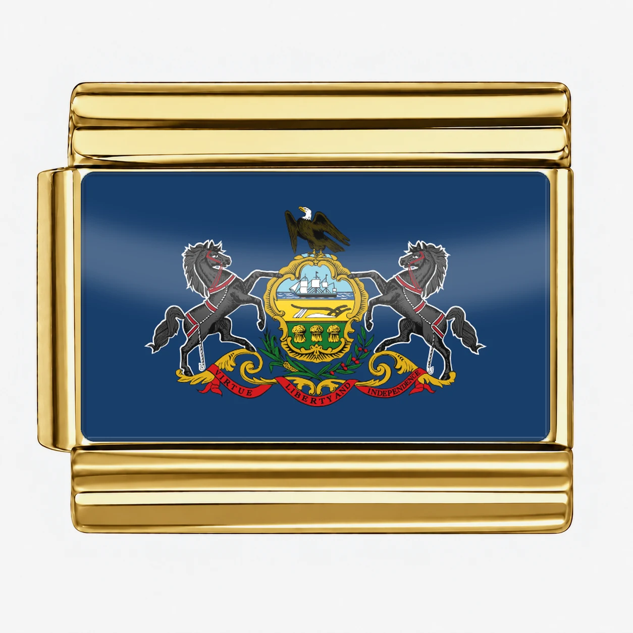 Pennsylvania State Flag for - Gold
