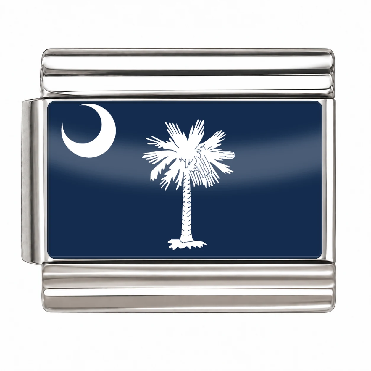 South Carolina State Flag for - Silver