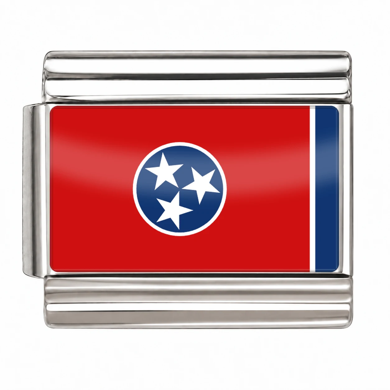 Tennessee State Flag for - Silver