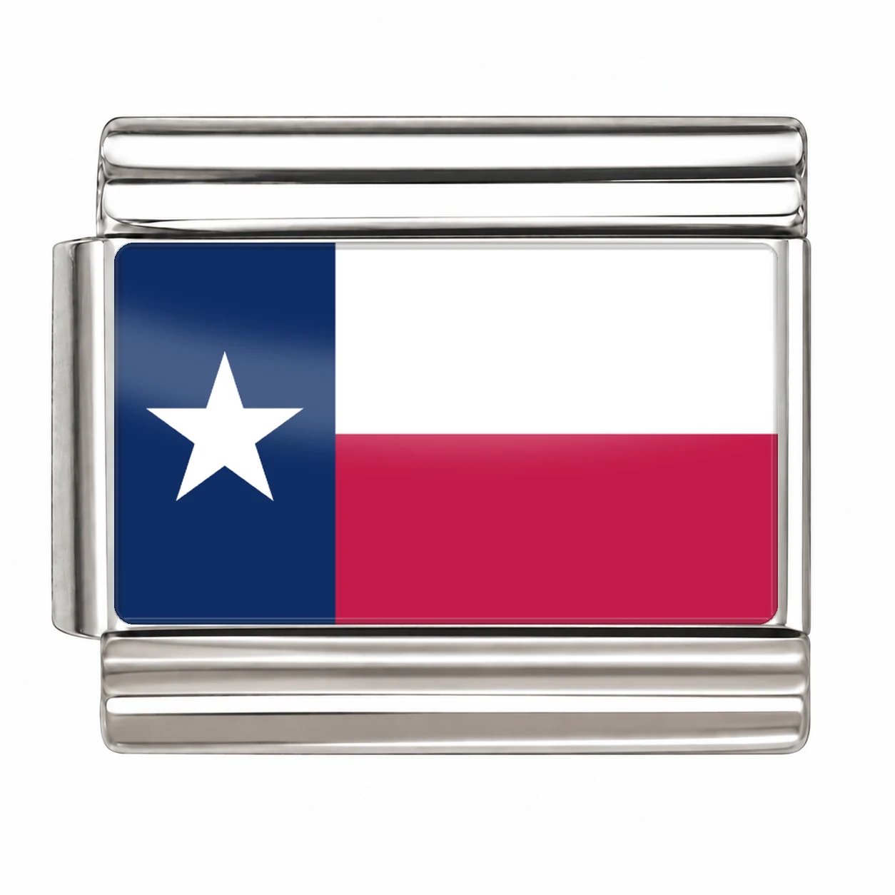 Texas State Flag for - Silver