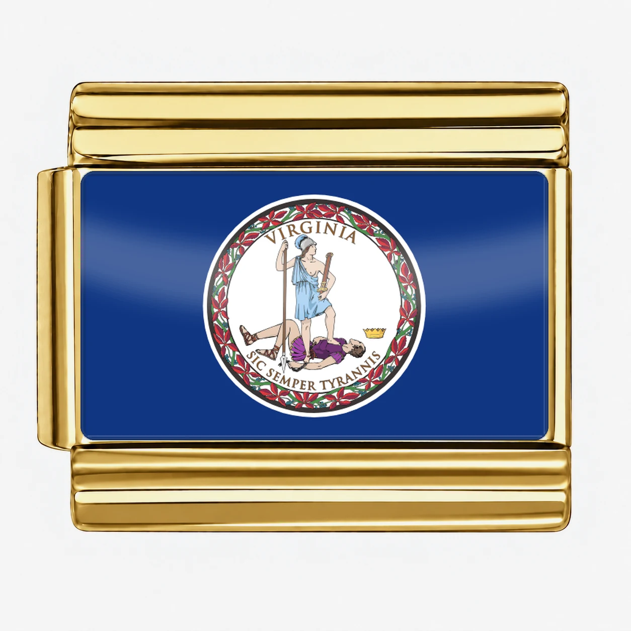 Virginia State Flag for - Gold