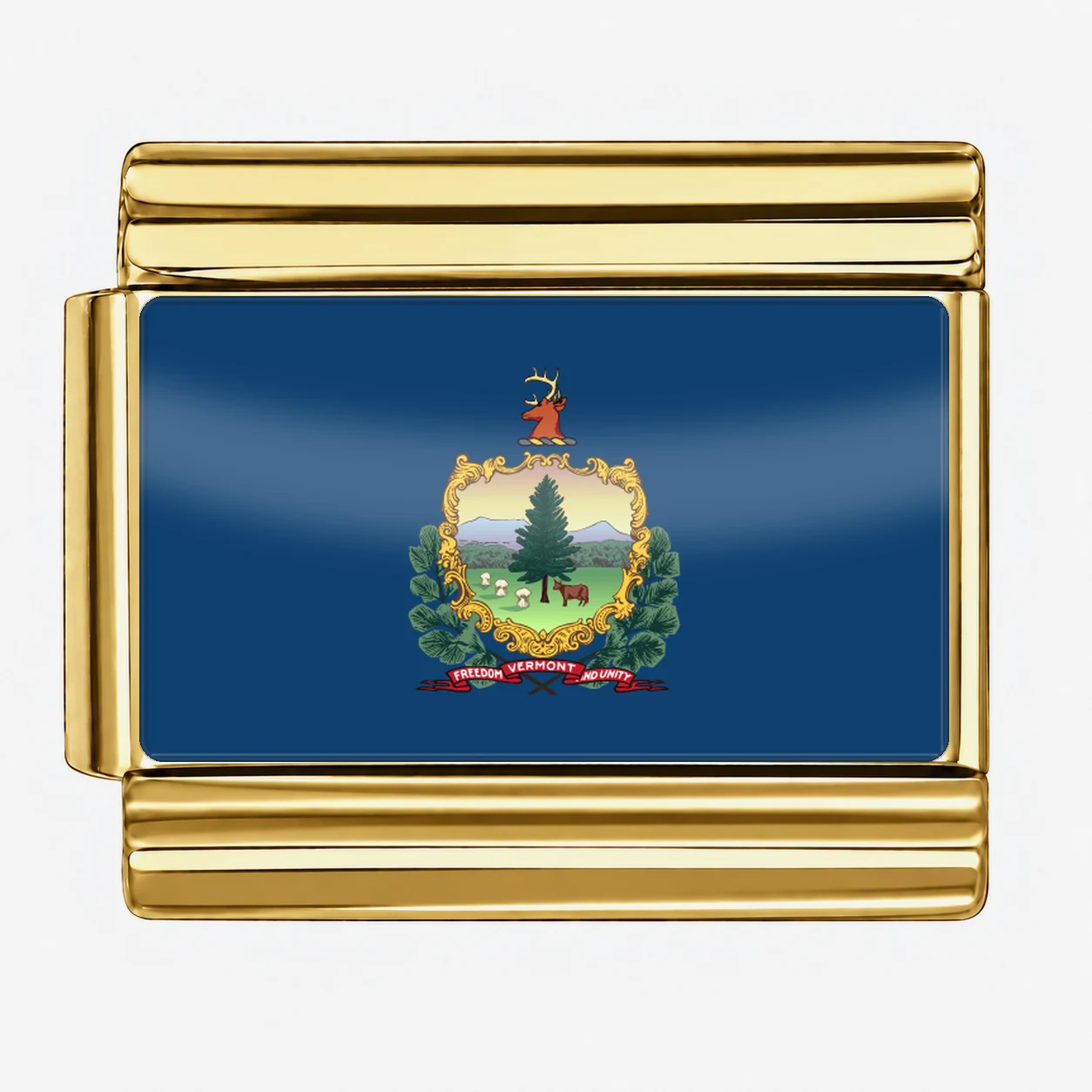Vermont State Flag for - Gold