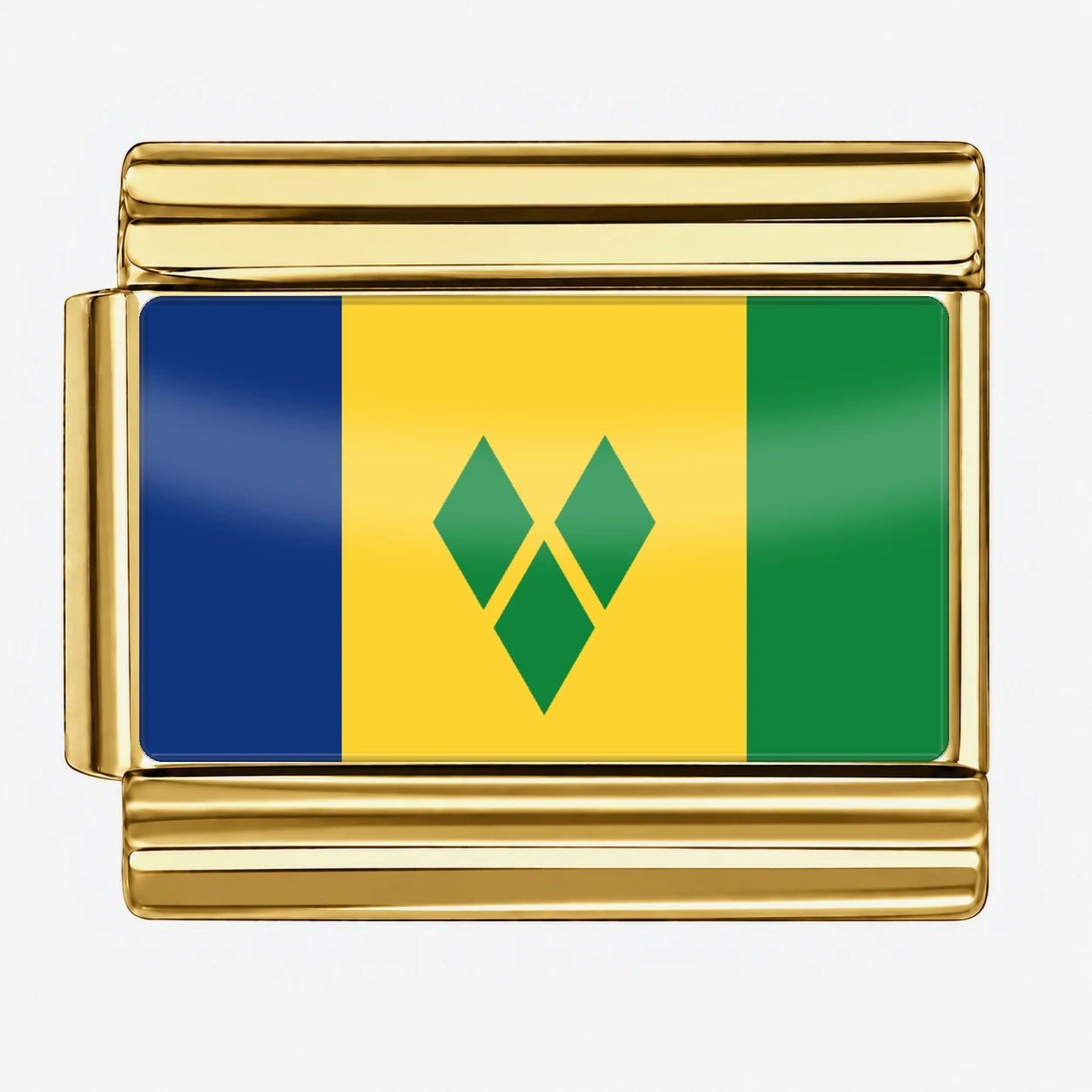 Saint Vincent and the Grenadines Flag - Gold