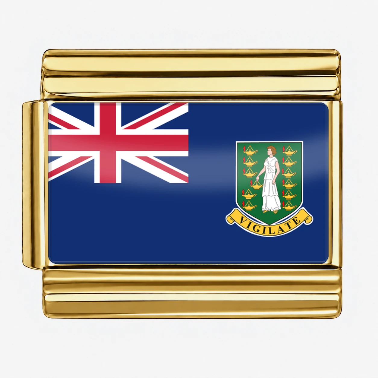 British Virgin Islands Flag - Gold