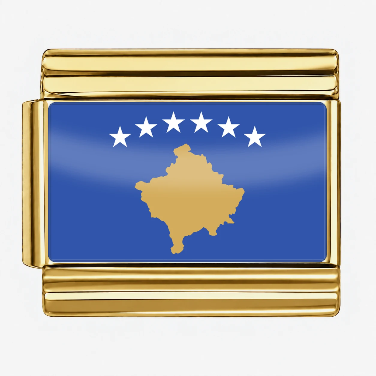 Kosovo Flag - Gold