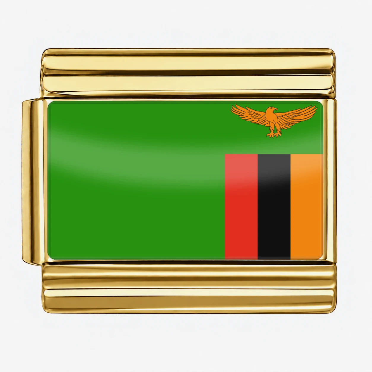 Zambia Flag - Gold