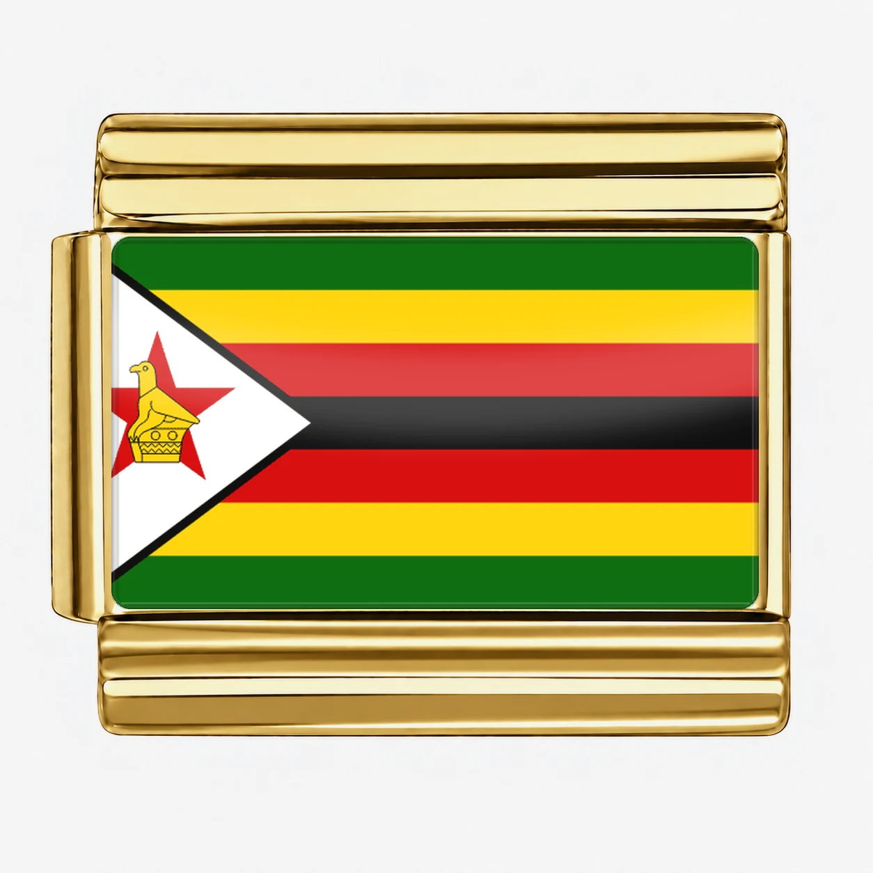 Zimbabwe Flag - Gold